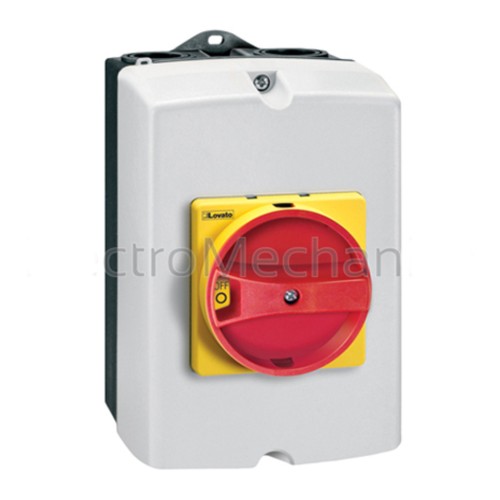 LOVATO 3 Enclosed Isolator 16-125A 7.5-55.0KW